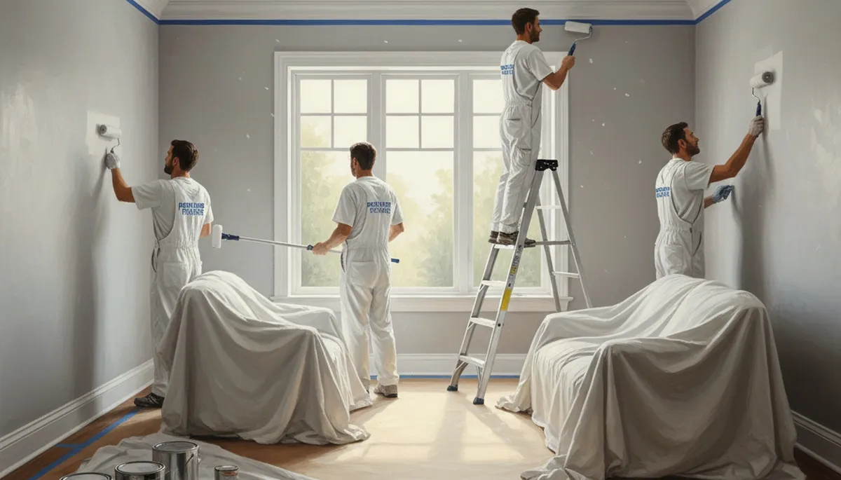 Bradenton, FL interior house painting by Bradenton Paint Pros for coastal home protection