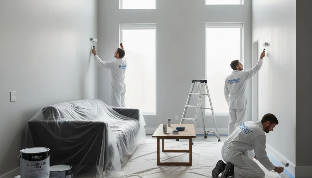 Bradenton, FL interior house painting service for coastal homes with professional wall coating application
